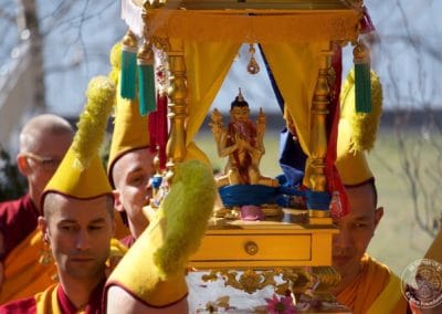 Maitreya Prozession in Rabten Choeling